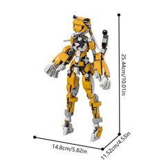 314PCS Tiger Girl MOC Building Block Bricks |MocPixel