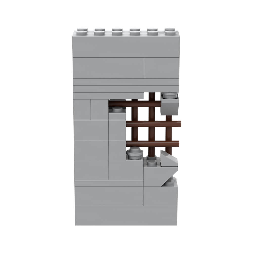 41PCS Broken Wall MOC Building Block Bricks |MocPixel