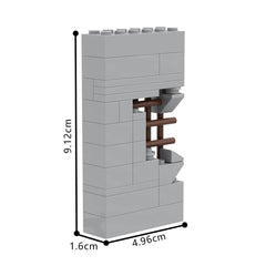 41PCS Broken Wall MOC Building Block Bricks |MocPixel