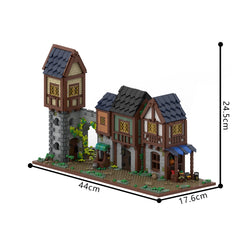 1892PCS 21325 Medieval Market Street MOC Building Block Bricks |MocPixel
