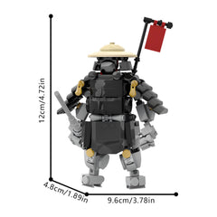283PCS Oni Samurai Mech MOC Building Block Bricks |MocPixel