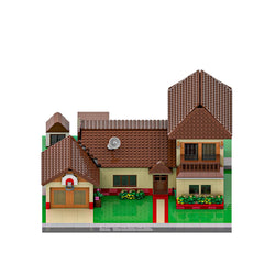 1845PCS Rick And Morrtty Smith Residence MOC Building Block Bricks |MocPixel