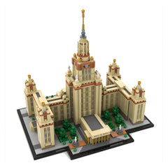 2954PCS Moscow State University 1:800 Scale (M. V. Lomonosov University) MOC Building Block Bricks |MocPixel
