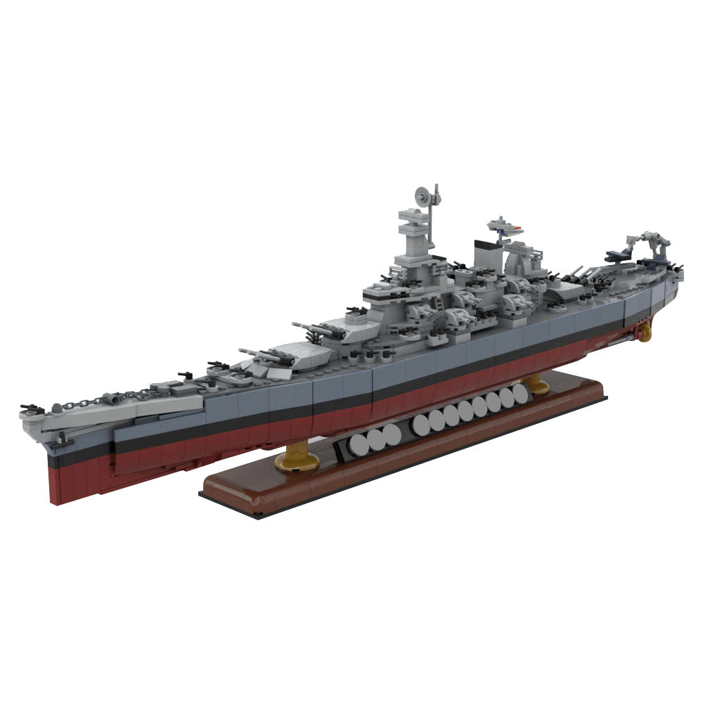 1683PCS Iowa Class Battleship Uss Missouri MOC Building Block Bricks |MocPixel