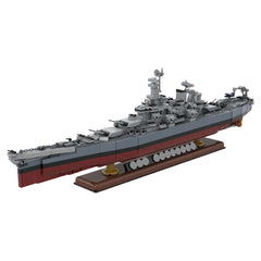 1683PCS Iowa Class Battleship Uss Missouri MOC Building Block Bricks |MocPixel