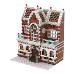 1779PCS Winter Village Town House MOC Building Block Bricks |MocPixel