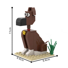 Luke with Lucky Cactus/ Rantanplan/ Jolly Jumper/ Dalton MOC Building Block Bricks |MocPixel