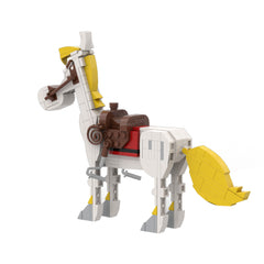 Luke with Lucky Cactus/ Rantanplan/ Jolly Jumper/ Dalton MOC Building Block Bricks |MocPixel