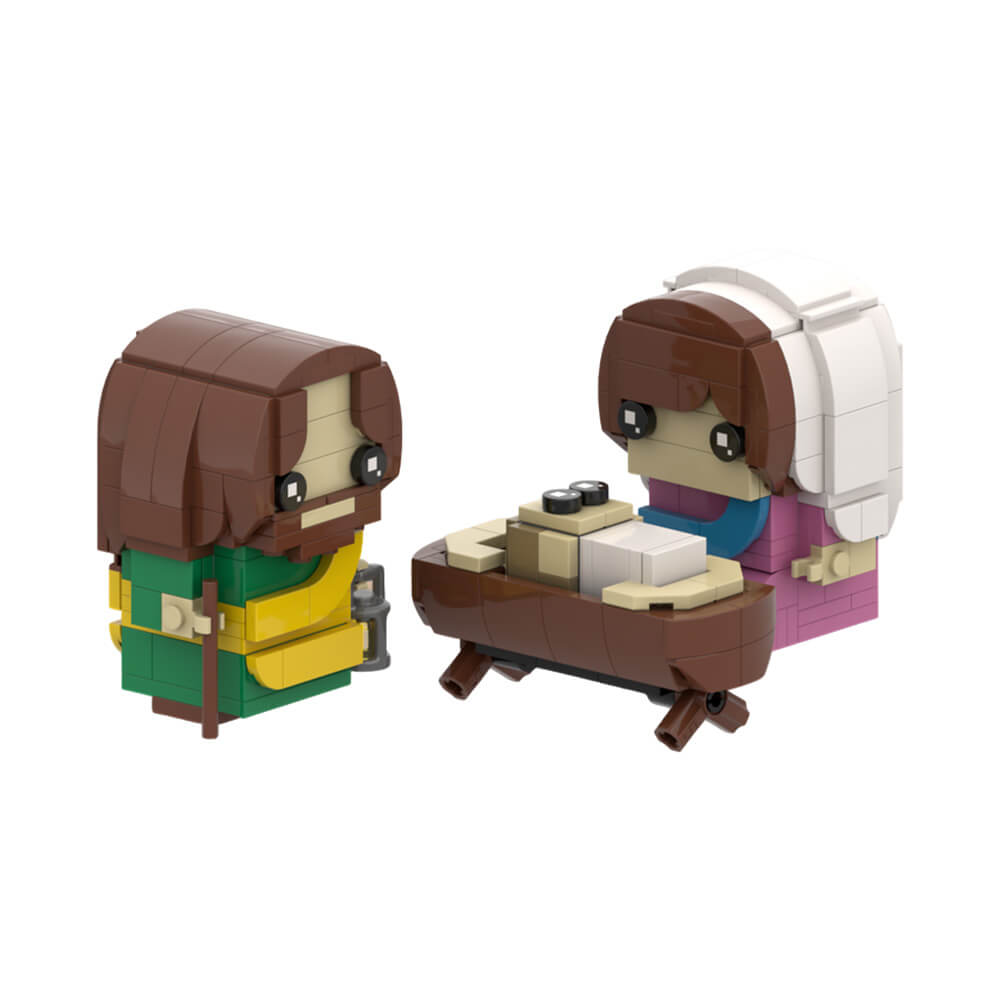 355PCS Nativity Scene MOC Building Block Bricks |MocPixel