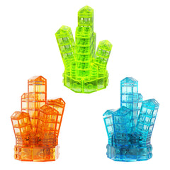Crystal-Series 3 Color MOC Building Block Bricks |MocPixel