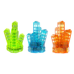 Crystal-Series 3 Color MOC Building Block Bricks |MocPixel