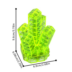 Crystal-Series 3 Color MOC Building Block Bricks |MocPixel