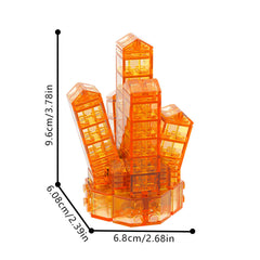 Crystal-Series 3 Color MOC Building Block Bricks |MocPixel