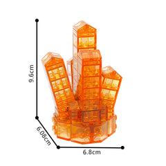 Crystal-Series 3 Color MOC Building Block Bricks |MocPixel