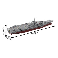 10019PCS 1/200 China Navy Air Carrier #18 Fujian(Type003) MOC Building Block Bricks |MocPixel