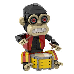 487PCS The Monkey MOC Building Block Bricks |MocPixel