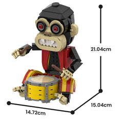 487PCS The Monkey MOC Building Block Bricks |MocPixel