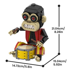 487PCS The Monkey MOC Building Block Bricks |MocPixel