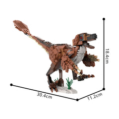 482PCS 31154 Velociraptor Mongoliensis MOC Building Block Bricks |MocPixel
