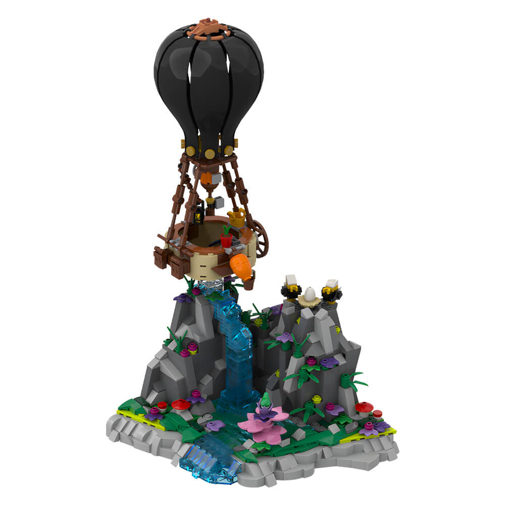 690PCS Air Balloon Diorama MOC Building Block Bricks |MocPixel – mocpixel