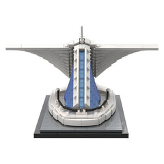 775PCS Milwaukee Art Museum - Quadracci Pavilion MOC Building Block Bricks |MocPixel