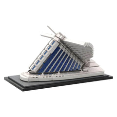 775PCS Milwaukee Art Museum - Quadracci Pavilion MOC Building Block Bricks |MocPixel