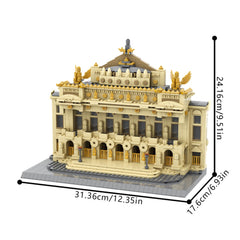 1229PCS Garnier - Paris Opera MOC Building Block Bricks |MocPixel