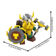 211PCS Barf The Banana Dwarf MOC Building Block Bricks |MocPixel
