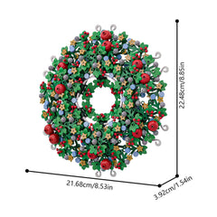 534PCS Christmas Wreath MOC Building Block Bricks |MocPixel