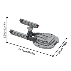 310PCS Nx-01 Enterprise MOC Building Block Bricks |MocPixel