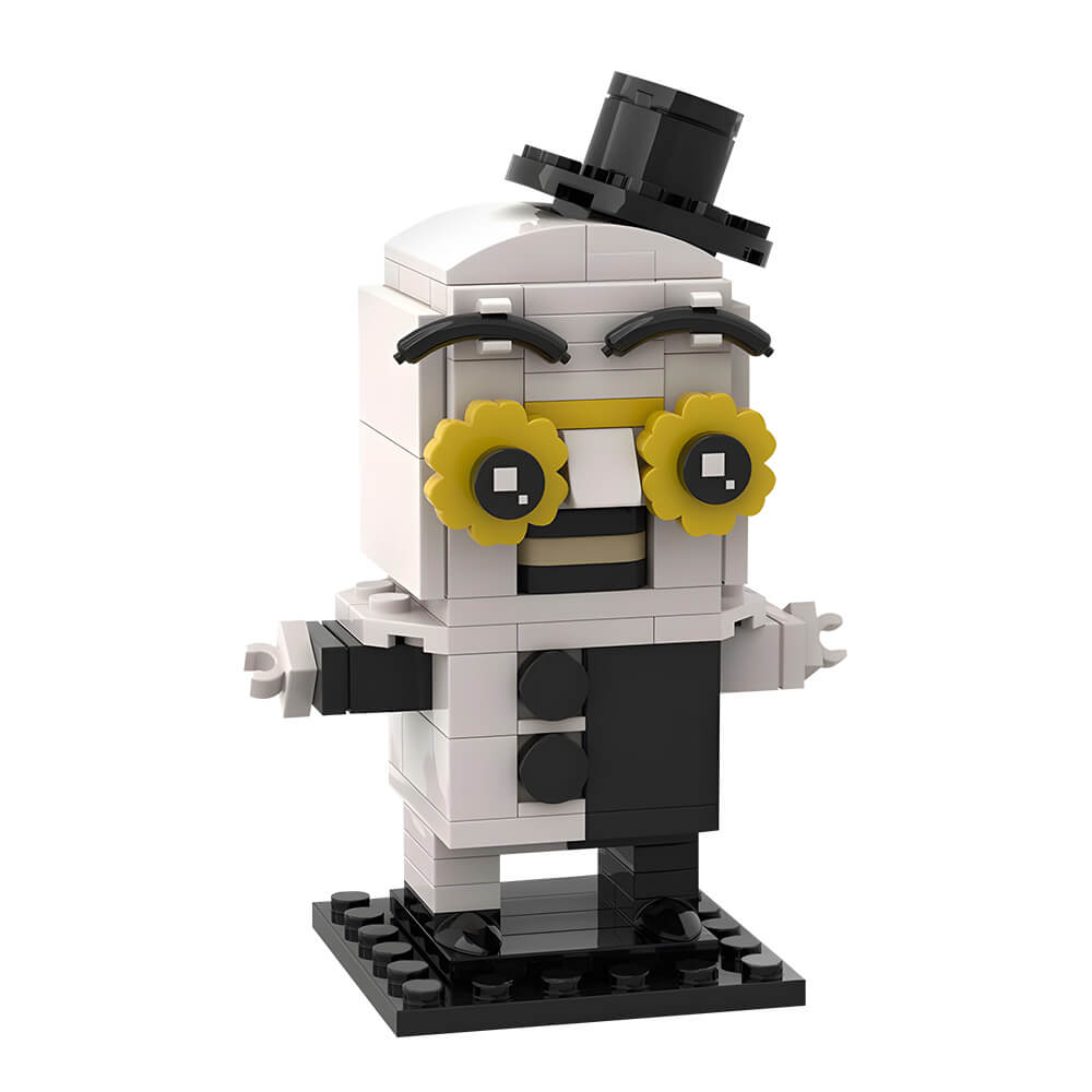 102PCS Art The Clown (Yellow Glasses Edition) MOC Building Block Bricks |MocPixel