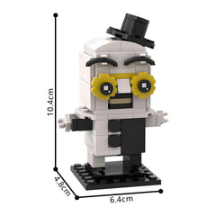 102PCS Art The Clown (Yellow Glasses Edition) MOC Building Block Bricks |MocPixel