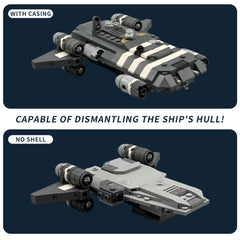 307PCS Midi-Scale Onyx Cinder (With Hull Demolition Function!) MOC Building Block Bricks |MocPixel