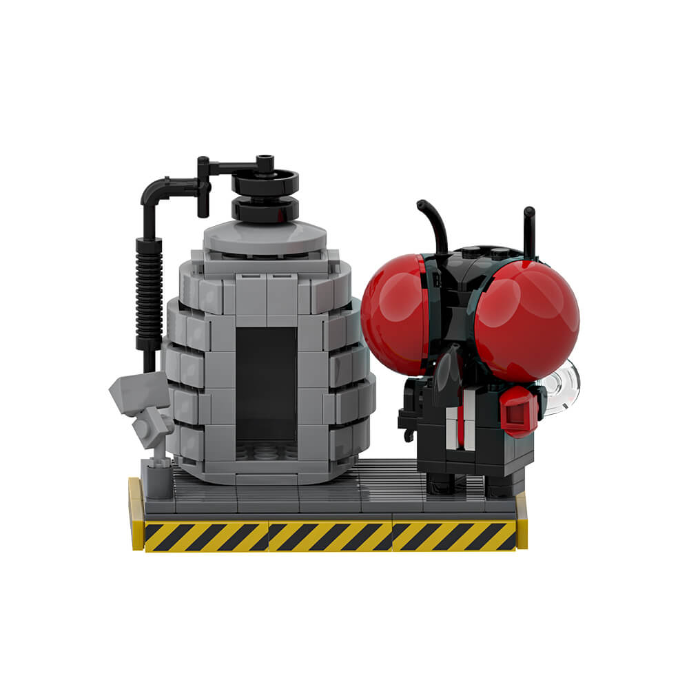 225PCS The Fly MOC Building Block Bricks |MocPixel