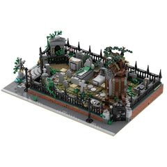 1580PCS Modular Graveyard MOC and Hidden Side 70420 set stand MOC Building Block Bricks |MocPixel