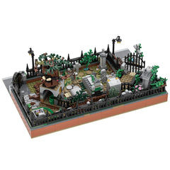 1580PCS Modular Graveyard MOC and Hidden Side 70420 set stand MOC Building Block Bricks |MocPixel