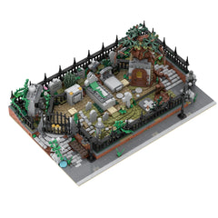 1580PCS Modular Graveyard MOC and Hidden Side 70420 set stand MOC Building Block Bricks |MocPixel