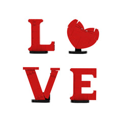 271PCS Love Lettering Valentine´S Day MOC Building Block Bricks |MocPixel
