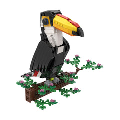 Birds Bluejay/ Toco Toucan/ Raven MOC Building Block Bricks |MocPixel