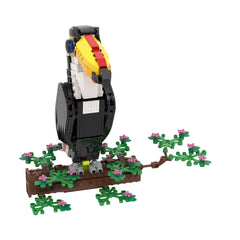 Birds Bluejay/ Toco Toucan/ Raven MOC Building Block Bricks |MocPixel