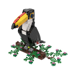 Birds Bluejay/ Toco Toucan/ Raven MOC Building Block Bricks |MocPixel