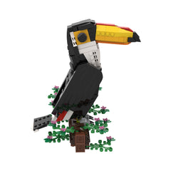 Birds Bluejay/ Toco Toucan/ Raven MOC Building Block Bricks |MocPixel