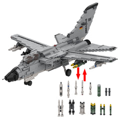 1337PCS Panavia TORNADO | 1:32 Minifig Scale MOC Building Block Bricks |MocPixel
