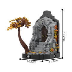 635PCS Gothic Bookend MOC Building Block Bricks |MocPixel