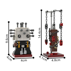 234PCS Horror Series - Pinhead Brickheadz 2 For 1 MOC Building Block Bricks |MocPixel