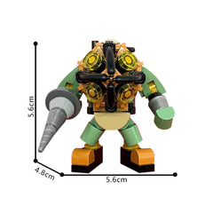 76PCS Game Boss Big Daddy MOC Building Block Bricks |MocPixel