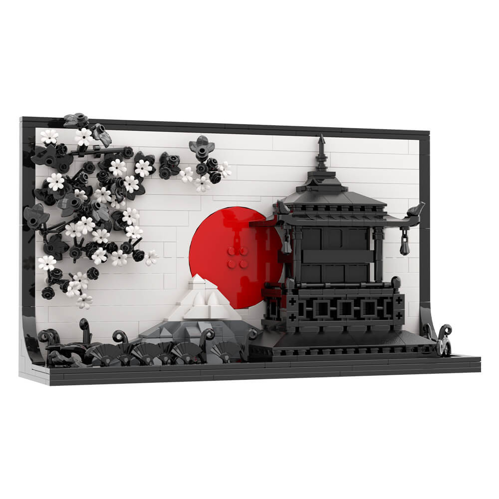 522PCS Art of Janpanese Style MOC Building Block Bricks |MocPixel