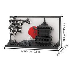 522PCS Art of Janpanese Style MOC Building Block Bricks |MocPixel