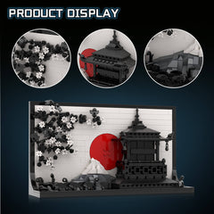522PCS Art of Janpanese Style MOC Building Block Bricks |MocPixel
