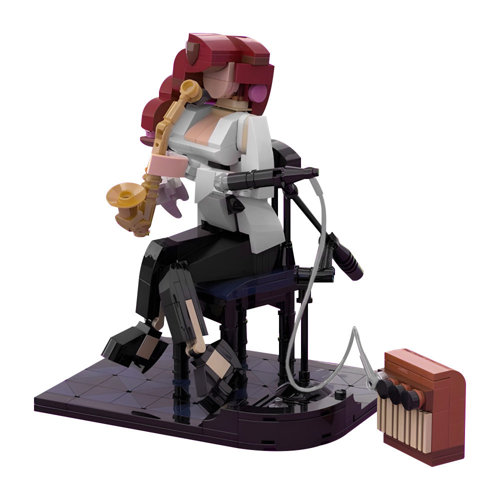 395PCS Jazz Saxophonist MOC Building Block Bricks |MocPixel